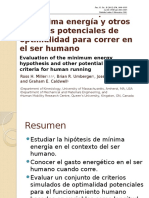 Evaluación de La Hipótesis de Mínima Energía