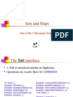 Sets and Maps: Part of The Collections Framework