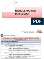 Posting Rule Aplikasi Persediaan