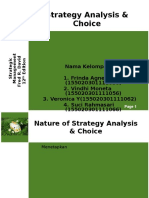 Analisis Dan Pilihan Strategi Frinda, Vindhi, Vero, Suci