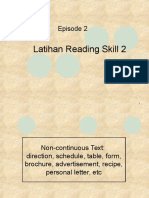 Latihan Reading Skill 2
