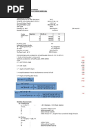 Structural Calculation Stability Analysis of Weir Sidewall