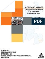Block and Village Development Plan, Palwal, Haryana.pdf