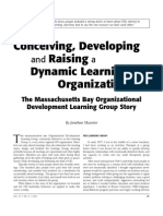 Developing a Dynamic Learning Organization by Jonathan Mozenter