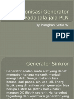 Sinkronisasi Generator Pada Jala-Jala PLN