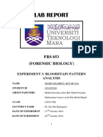 Lab Report: FRS 653 (Forensic Biology)