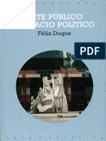 Arte Público y Espacio Político - Felix Duque