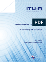 Selectivity of Receivers: Recommendation ITU-R SM.332-4