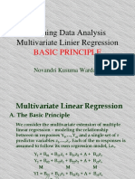 Multivariate Linear Regression