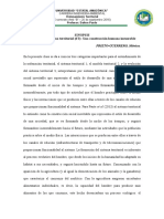 Analisis El Sistema Territorial (ST) : Una Construcción Humana Inexorable