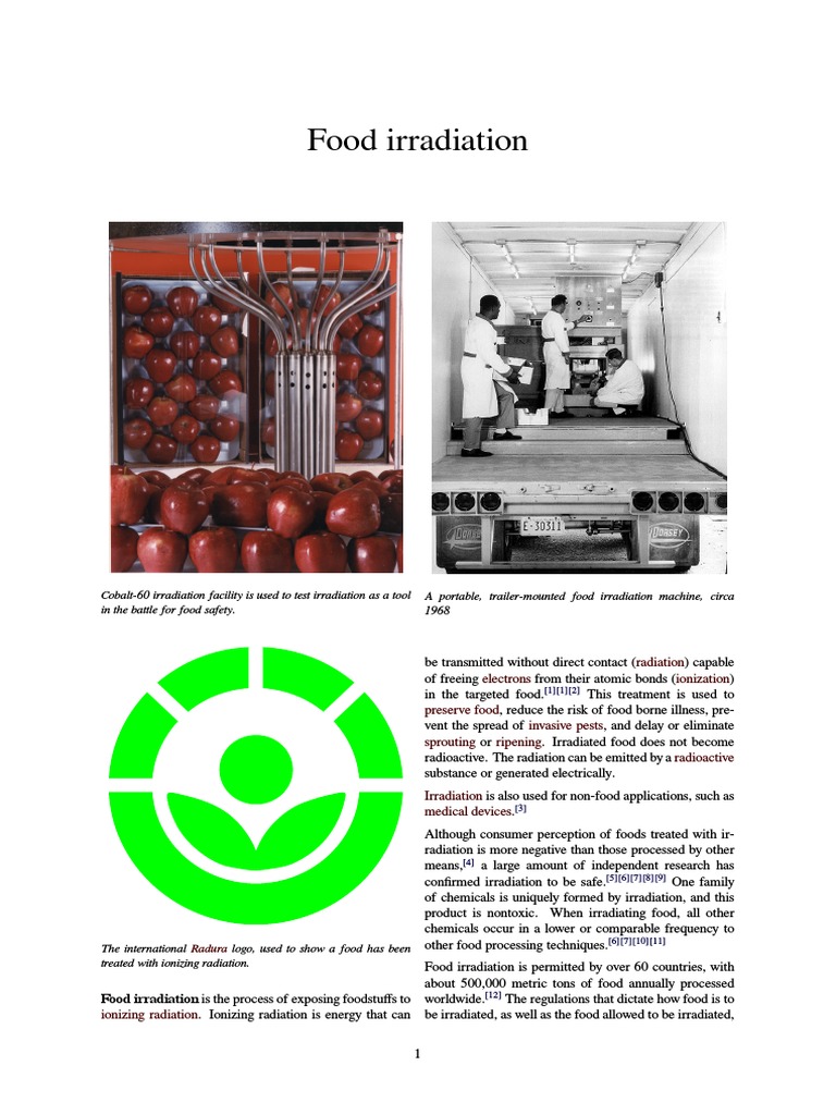 Food Irradiation Radiation Gamma Ray