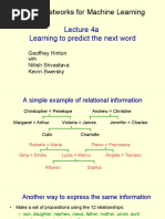 Neural Networks For Machine Learning: Lecture 4a Learning To Predict The Next Word