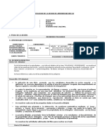 PLANIFICACION de LA SESION de APRENDIZAJE NRO 03 La Practica de Lineas Notables en Un Triangulo Continuando