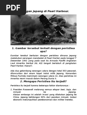 Tujuan Serangan Jepang Ke Pearl Harbour