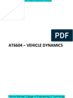 vehicle dynamics notes