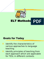 TSL3103 Week 6 ELT Methods