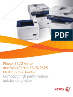 Phaser 3320 Printer and Workcentre 3315/3325 Multifunction Printer