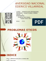 Casos de Problemas Eticos