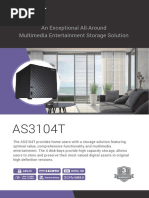 Asustor 4-Bay NAS Server with Intel Celeron 1.6GHz Dual-Core Processor & 2GB DDR3L Memory datasheet