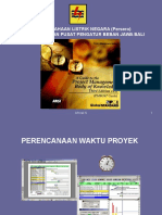 Perencanaan Waktu Proyek