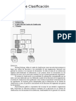 Cuadro de Clasificación