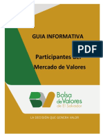 Guia Informativa Participantes Del Mercado de Valores