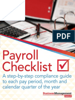 The Payroll Checklist