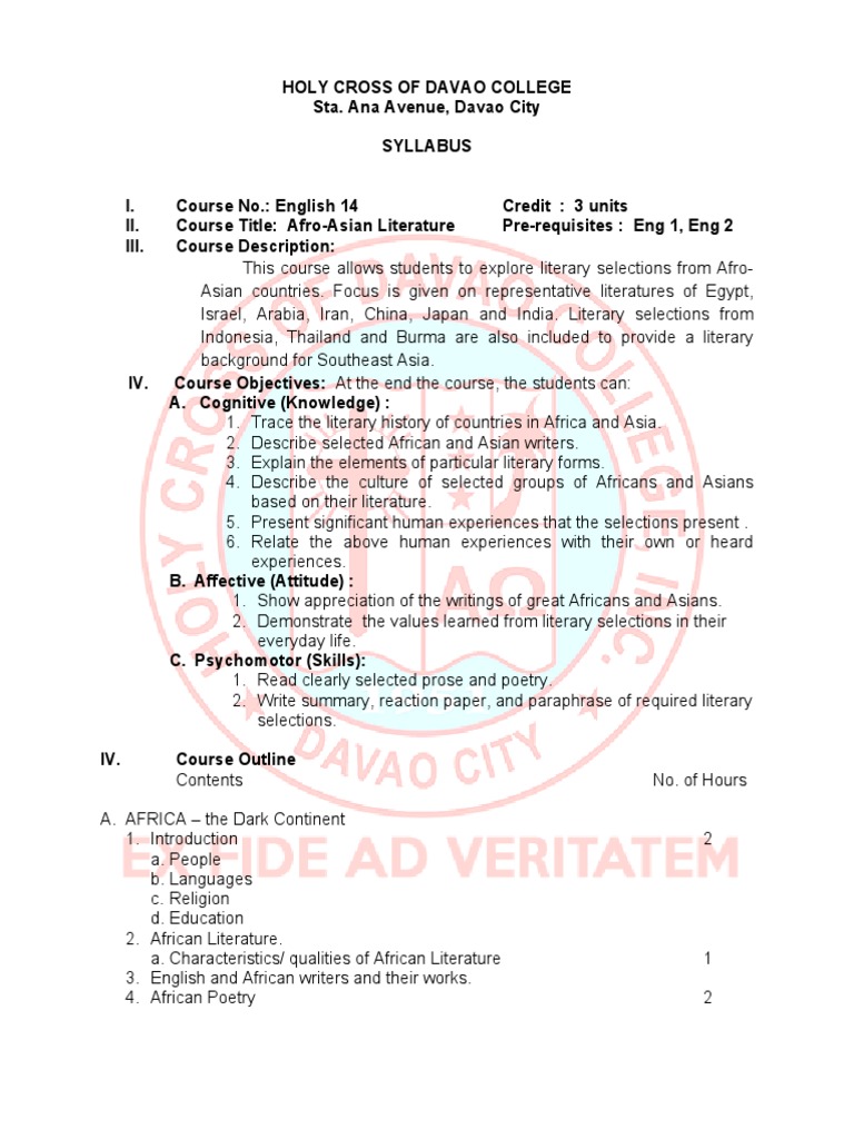 Afro-asian literature picture