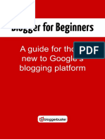 Blogger For Beginners PDF Version