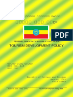 Tourism Development Policy of Ethiopia 2009