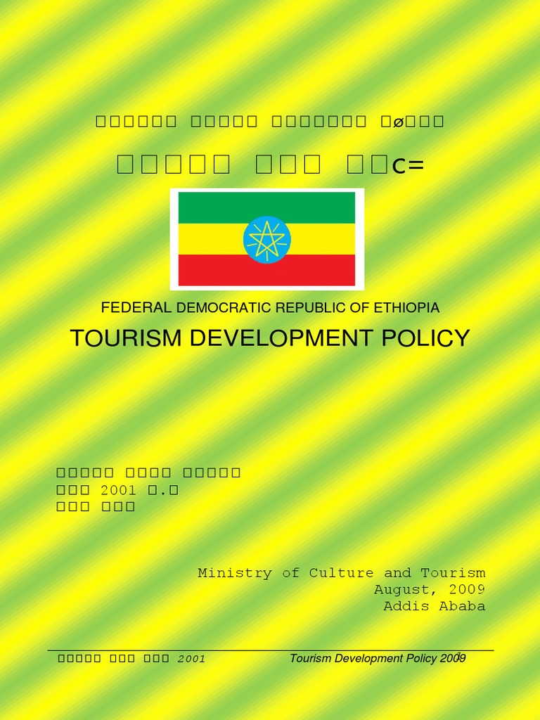 Tourism Development Policy Of Ethiopia 09 Economic Growth Poverty