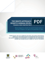 The Rights Approach Through the BogotaHumana Development Plan