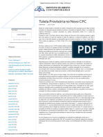 Tutela Provisória No Novo CPC - Blog - CPCNovo PDF