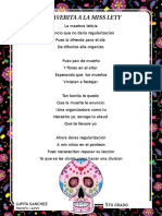 Calaverita Literaria para 5to de Primaria