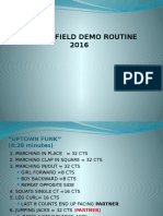 2016 Field Demo Routine