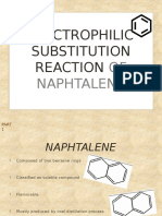 Electrophilic Substitution Reaction of Naphthalene