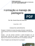 Formação e Manejo de Pastagens