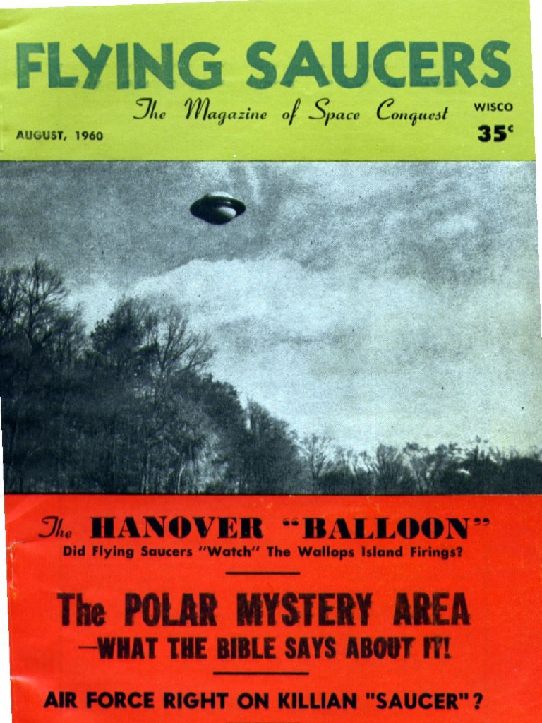 Flying Saucers Magazine August 1960
