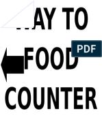 Way to Food Counter