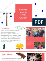 Reasons Togoto Camp!: by The Cabin of Manzanita