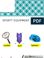Sport Equipment Schedule