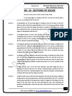 Sheet No. 10 Sections of Solids - Compressed