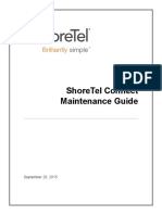 ShoreTel Connect Maintenance Guide
