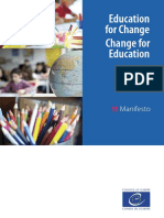 Education For Change Change For Education: Manifesto