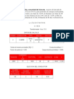 Calculo de Cable