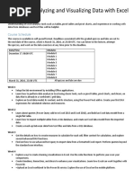 DAT206x: Analyzing and Visualizing Data With Excel: Course Prerequisites
