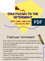 COUNT Down To Retirement