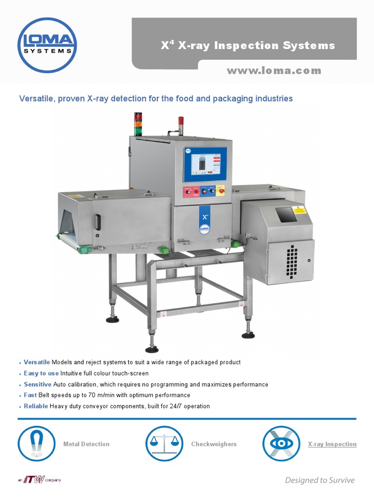 Loma X-Ray Inspection Systems Overview | PDF