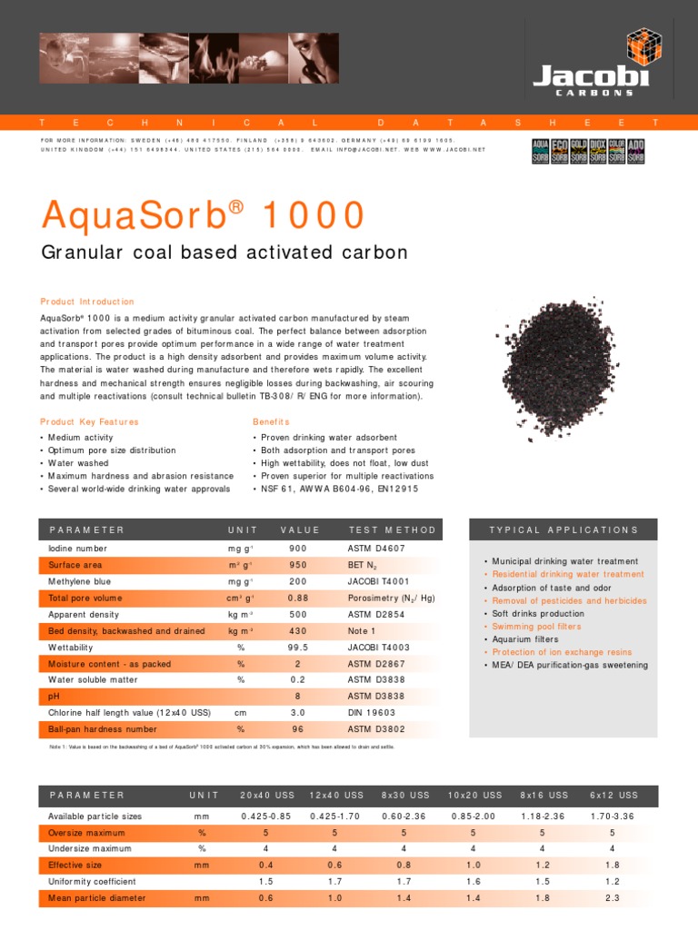 AquaSorb 1000 | PDF | Adsorption | Nature