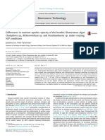 Differences in Nutrient Uptake Capacity of the Benthic Filamentous Algae